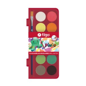 Acuarelas Pinto x12 Filgo Rigido