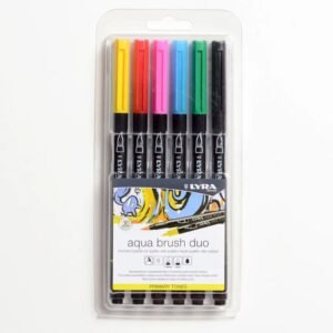Aqua Brush Duo x6 Primarios Lyra