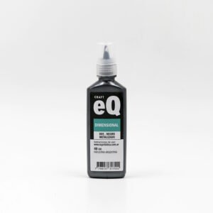 Pintura Dimensional EQ 40cc 005 Negro Metalizado