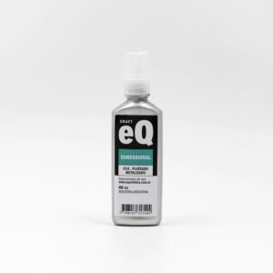 Pintura Dimensional EQ 40cc 010 Plateado Metalizado