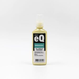 Pintura Dimensional EQ 40cc 015 Amarillo Metalizado