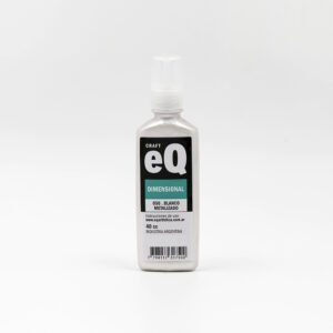 Pintura Dimensional EQ 40cc 050 Blanco Metalizado