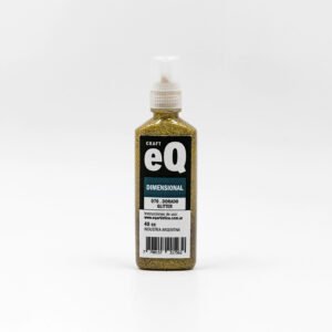 Pintura Dimensional EQ 40cc 070 Drorado Glitter