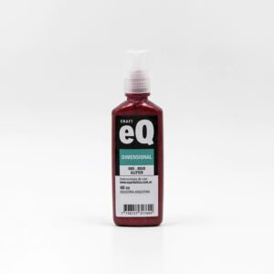 Pintura Dimensional EQ 40cc 085 Rojo Glitter