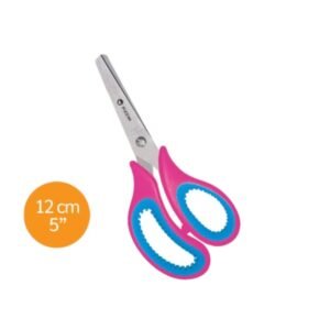 Tijera Escolar Pizzini 12cm Mango Soft PS56C