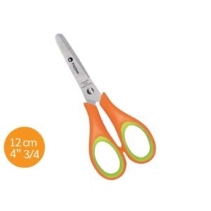 Tijera Escolar Pizzini 12cm Mango Soft PS51C