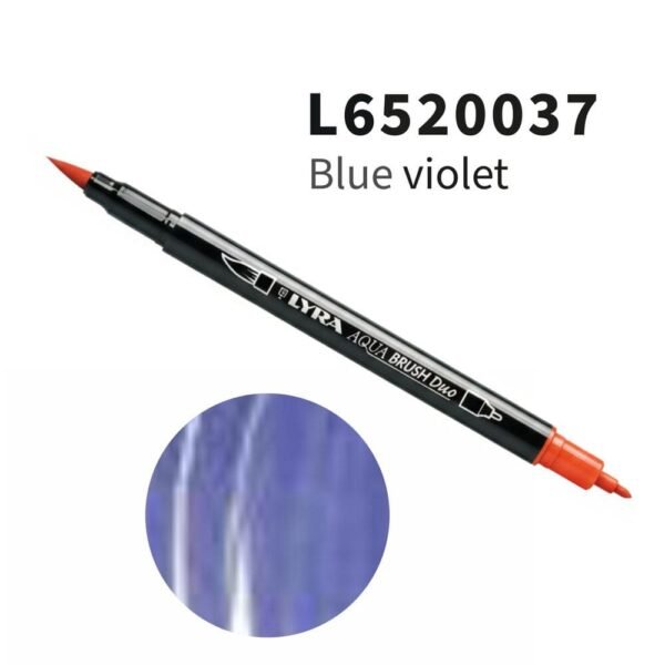 Lyra Aqua Brush Duo 037 Violeta Azulado x unidad Lyra