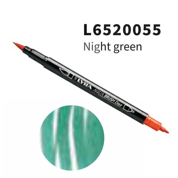 Lyra Aqua Brush Duo 055 Verde Noche x unidad Lyra