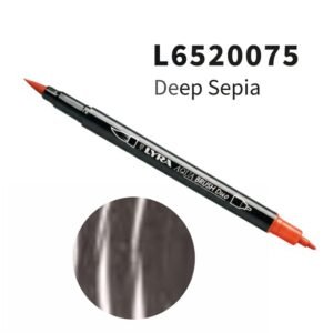 Lyra Aqua Brush Duo 075 – Sepia Profundo x unidad Lyra