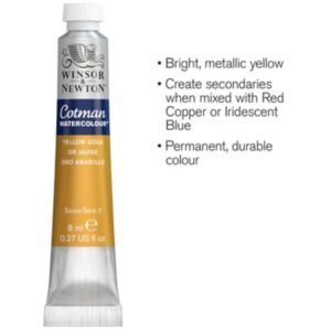 ACUARELA COTMAN(088)YELLOW ORO(8ML)