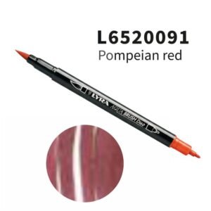 Lyra Aqua Brush Duo 091 – Rojo Pompeya x unidad Lyra