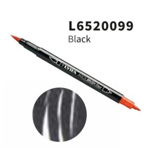 Lyra Aqua Brush Duo 099 – Negro x unidad Lyra