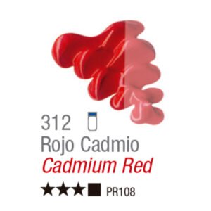Oleo Acrilex x37ml 312 Rojo Cadmio