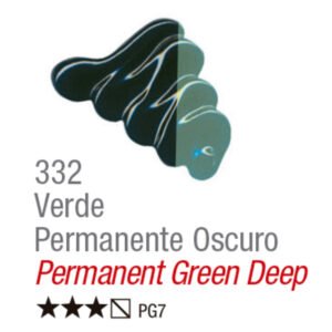 Oleo Acrilex x20ml 332 Verde Permanente Oscuro