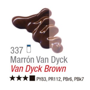 Oleo Acrilex x37ml 337 Marron Van Dyck