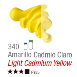 Oleo Acrilex x37ml 340 Amarillo de Cadmio Claro