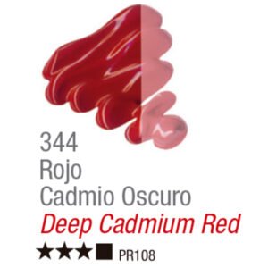 Oleo Acrilex x20ml 344 Rojo de Cadmio Oscuro