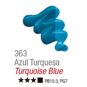 Oleo Acrilex x20ml 363 Verde Turquesa