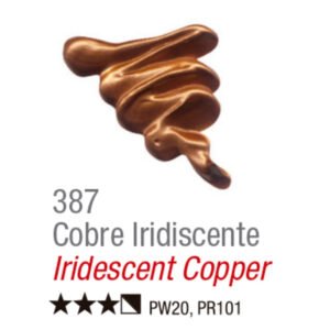Oleo Acrilex x20ml 387 Cobre Iridiscente