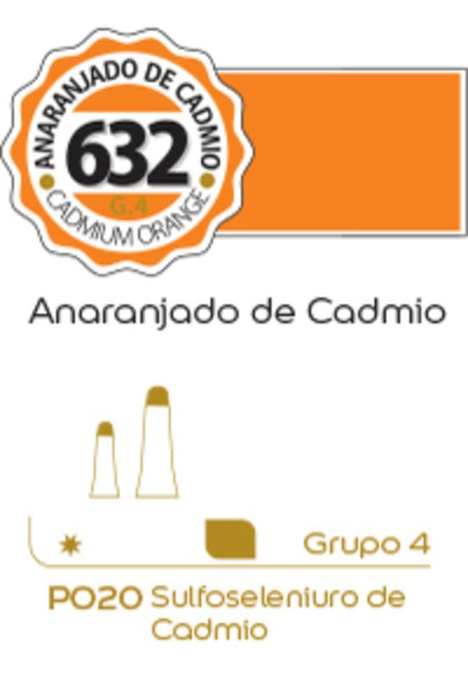 Oleo Alba x18ml Grupo 4 632 Naranja de Cadmio - Imagen 2