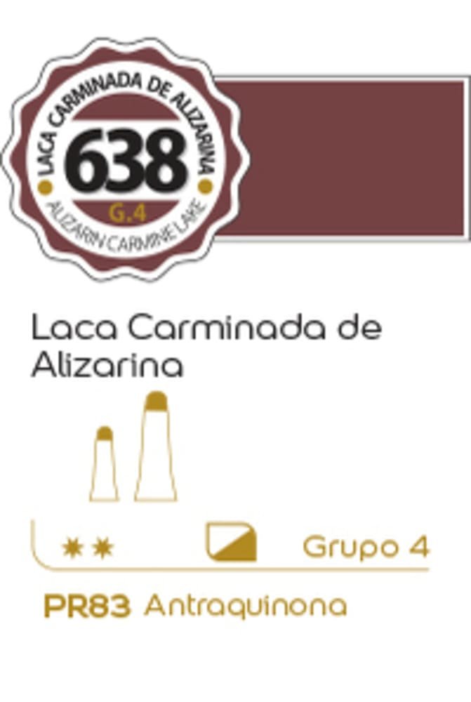 Oleo Alba x18ml Grupo 4 638 Laca Carminada de Alizarina - Imagen 2