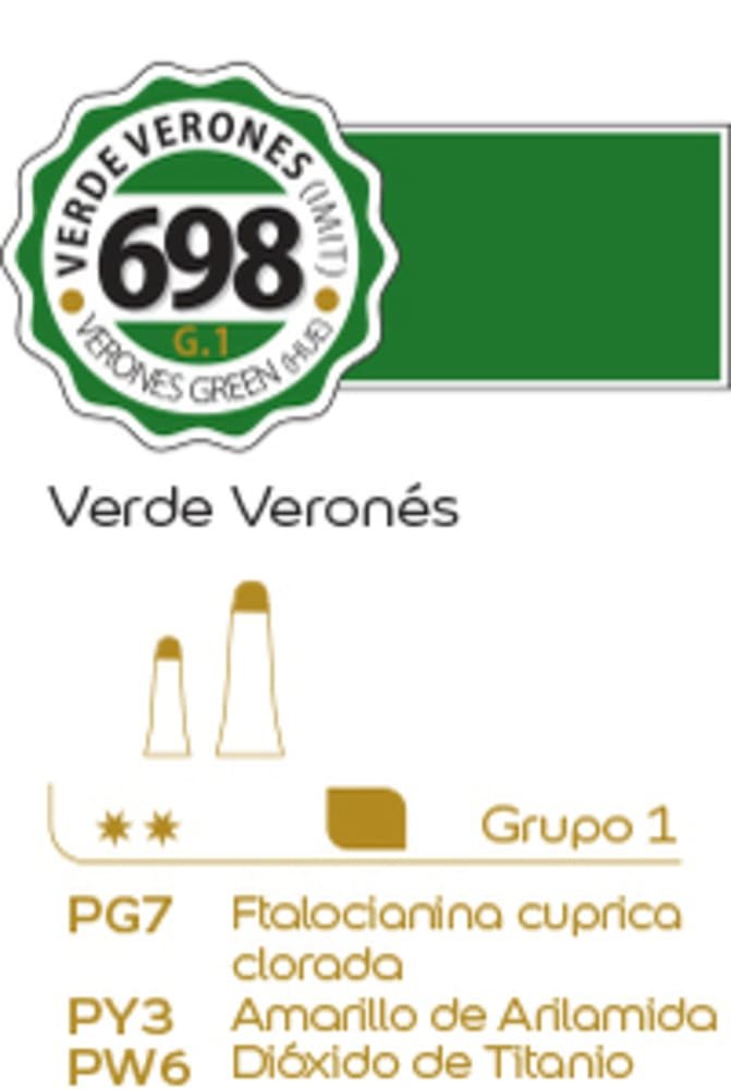 Oleo Alba x18ml Grupo 1 698 Verde Veronese - Imagen 2