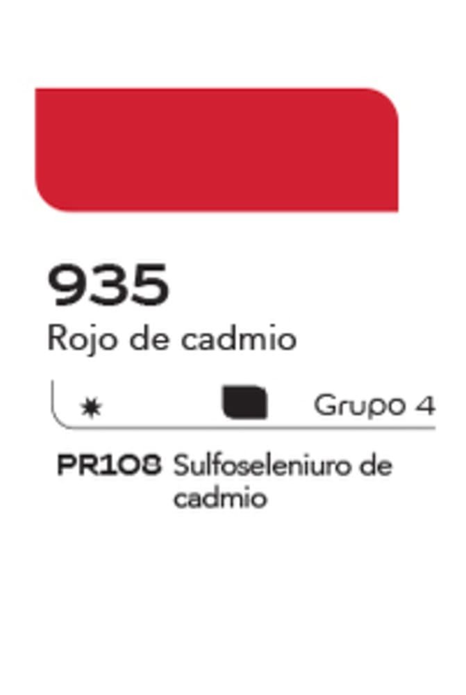 Acuarela Alba 10ml G4 935 Rojo de Cadmio