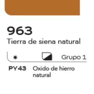 Acuarela Alba 10ml G1 963 Tierra de Siena Natural
