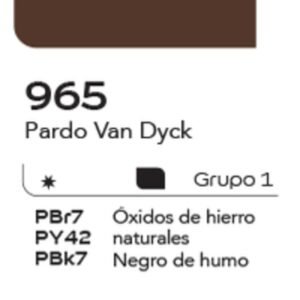 Acuarela Alba 10ml G1 965 Pardo Van Dick