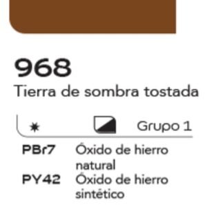 Acuarela Alba 10ml G1 968 Tierra de Sombra Tostada