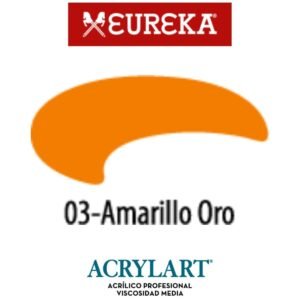 Acrilico Eureka x250ml 03 Amarillo Oro