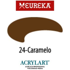 Acrilico Eureka x650ml 24 Caramelo