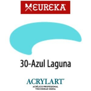 Acrilico Eureka x650ml 30 Azul LAguna