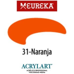 Acrilico Eureka x650ml 31 Naranja