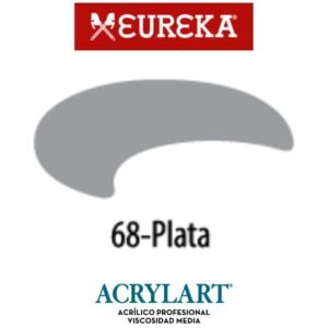Acrilico Eureka x120ml 68 Plata