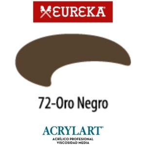 Acrilico Eureka x250ml 72 Oro Negro