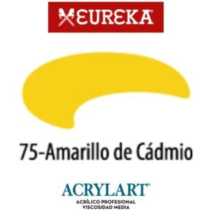 Acrilico Eureka x250ml 75 Amariilo de Cadmio