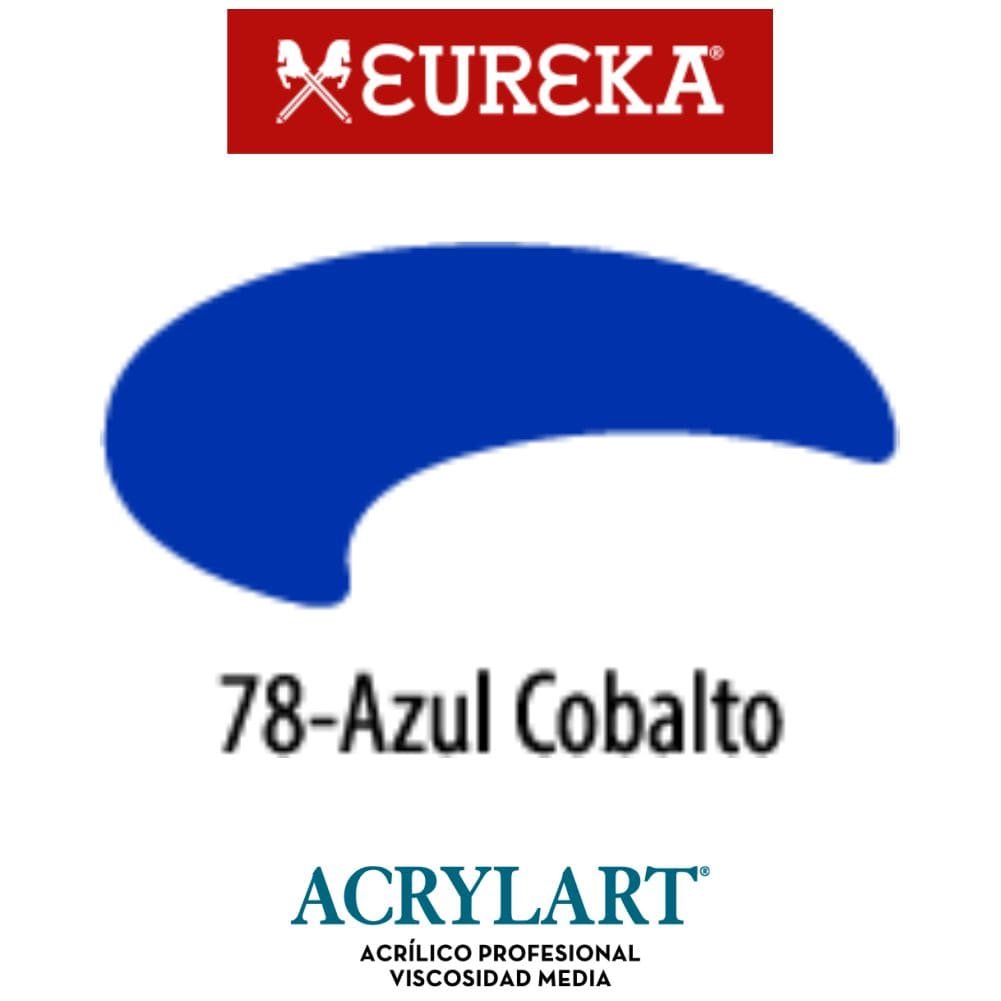 Acrilico Eureka x250ml 78 Azul Cobalto