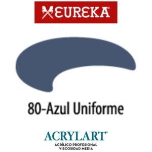 Acrilico Eureka x250ml 80 Azul Uniforme