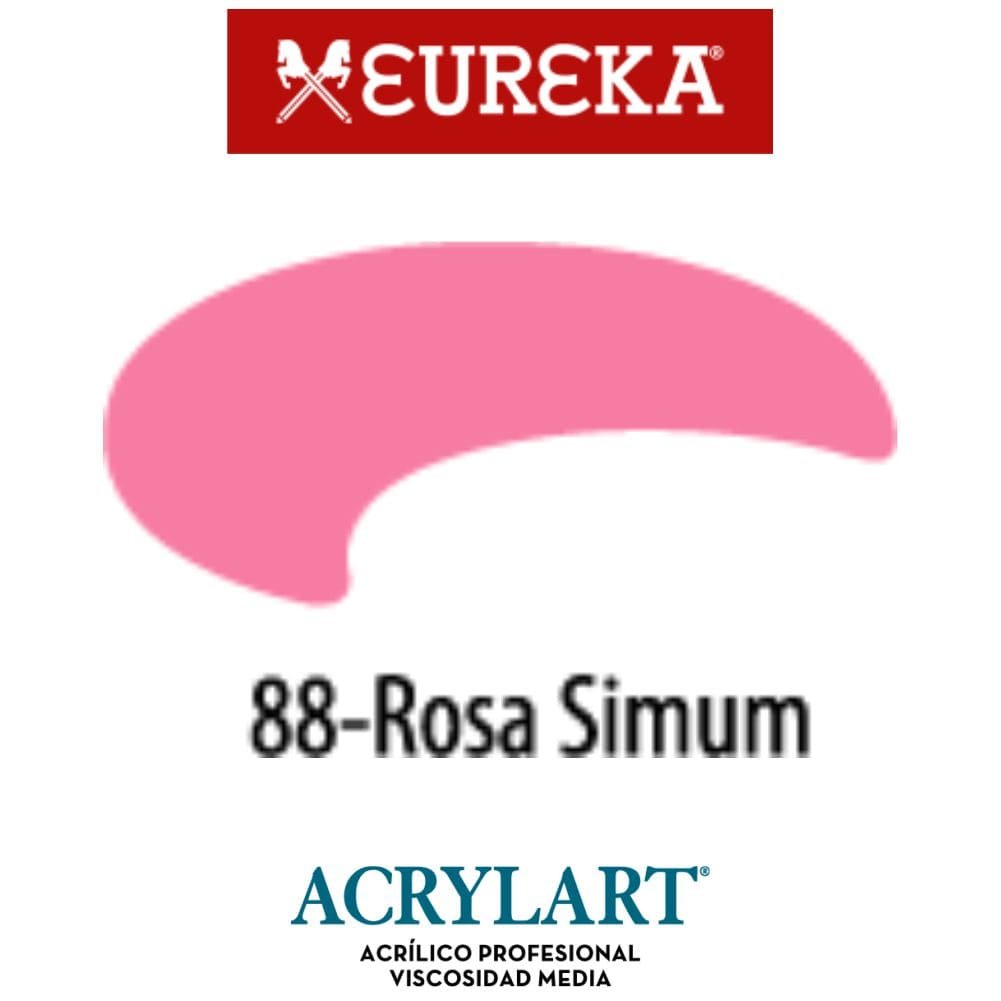 Acrilico Eureka x120ml 88 Rosa Sirium