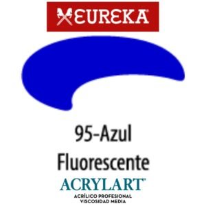 Acrilico Eureka x250ml 95 Azul Fluo