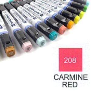 Marcador Kurecolor 208 Rojo Carmin