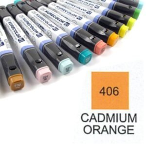 Marcador Kurecolor 406 Naranja de Cadmio