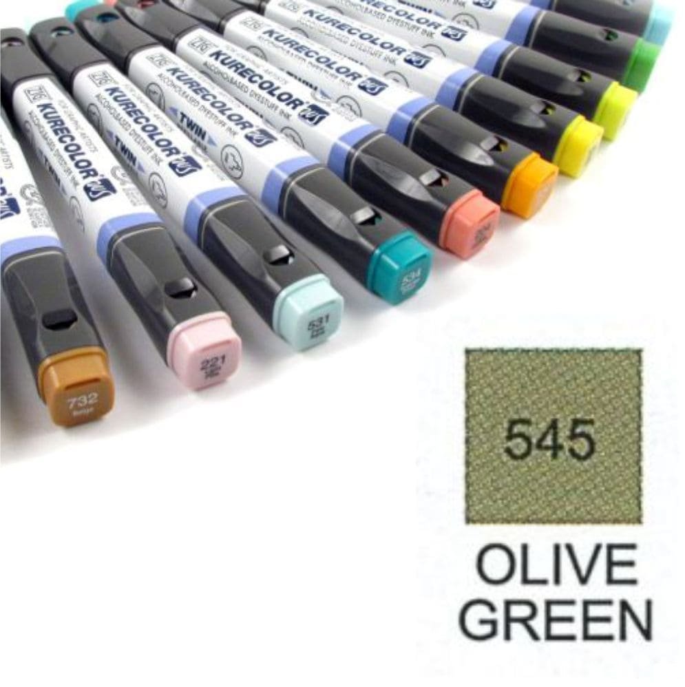 Marcador Kurecolor 545 Verde Oliva