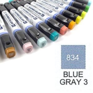 Marcador Kurecolor 834 Azul Gris 3