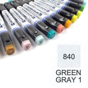 Marcador Kurecolor 840 Verde Gris