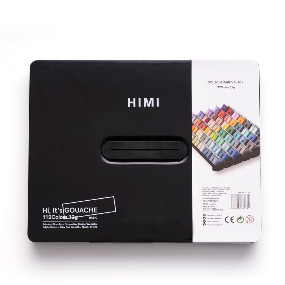 Set Gouache HIMI x112 colores de 12gr - Imagen 2
