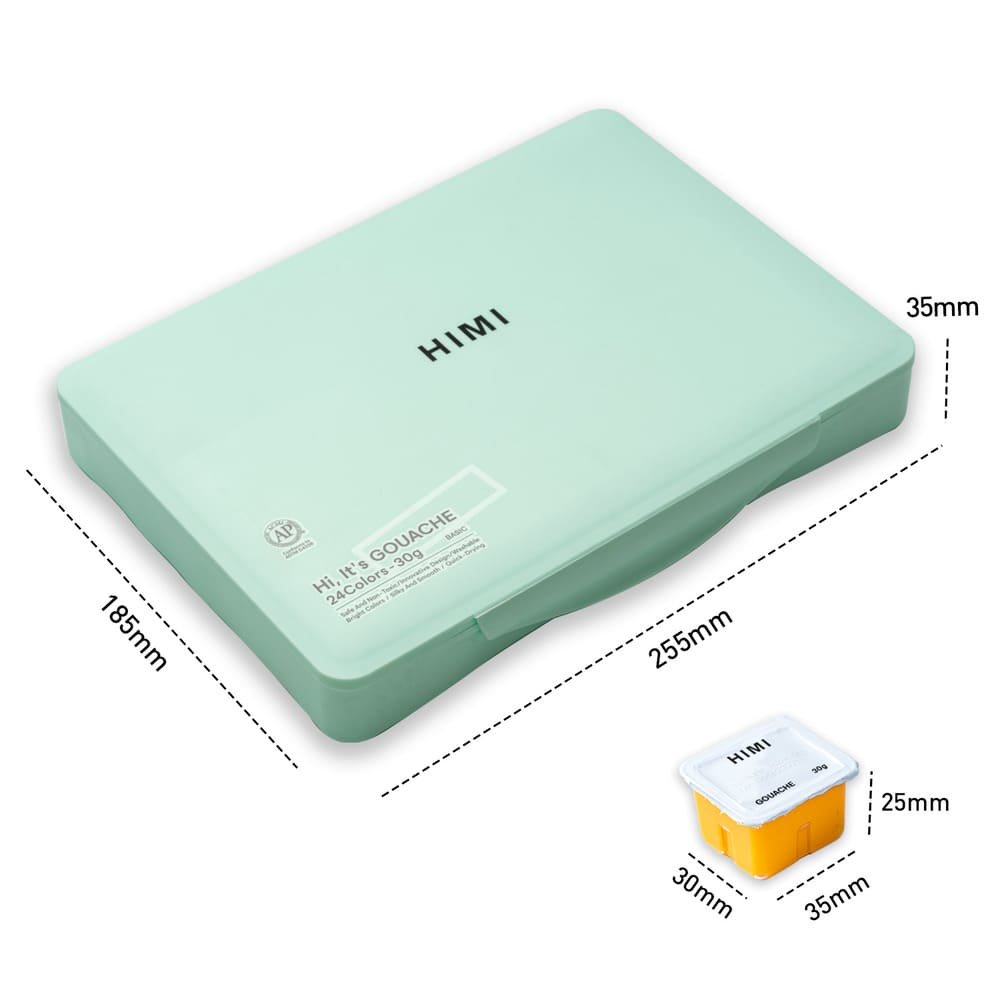 Set Gouache HIMI x24 colores de 30gr - Imagen 3