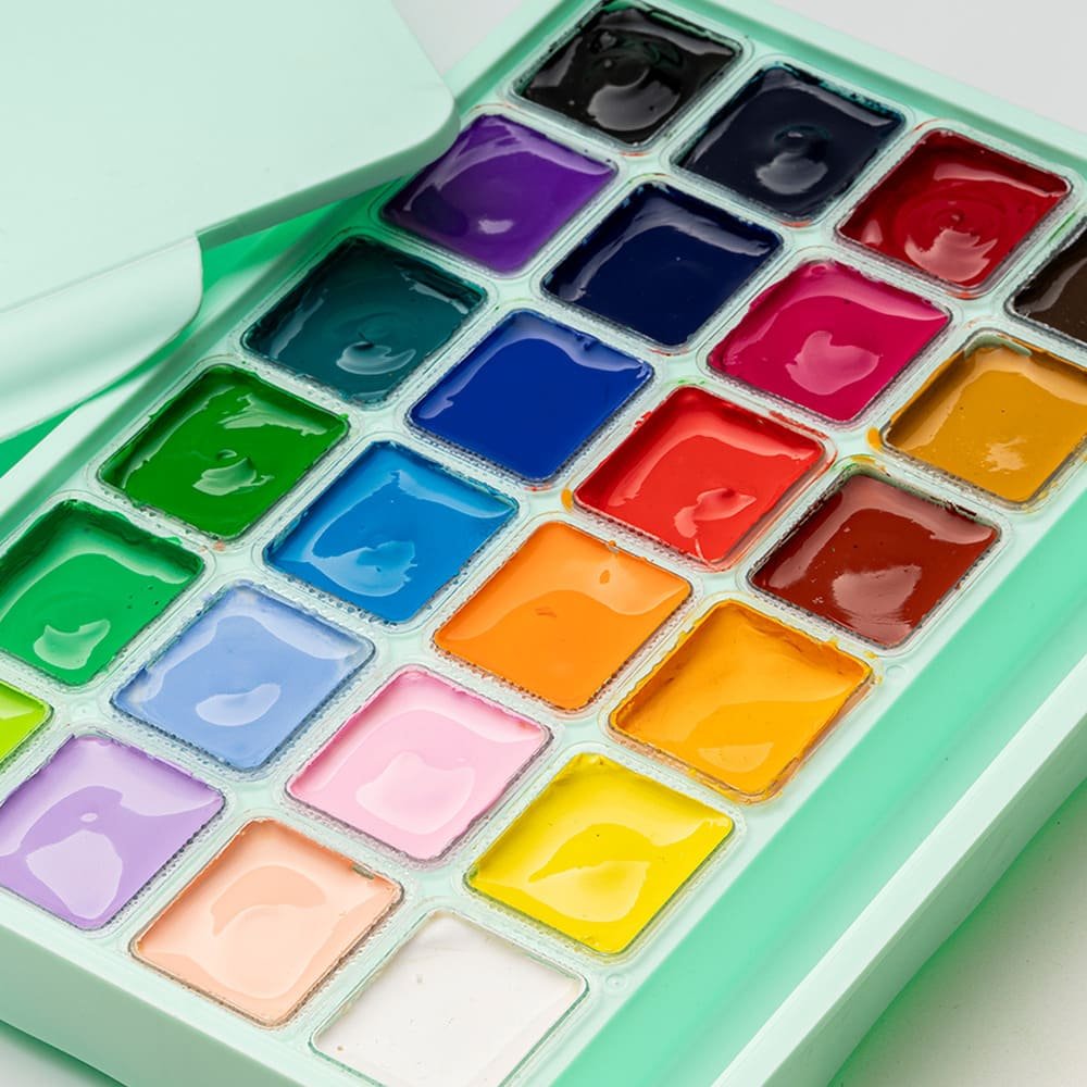 Set Gouache HIMI x24 colores de 30gr - Imagen 2