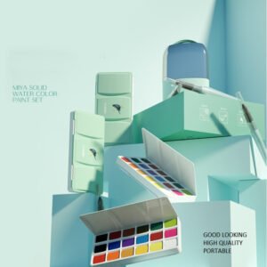 Set Acuarela HIMI de Viaje 18 colores Azul